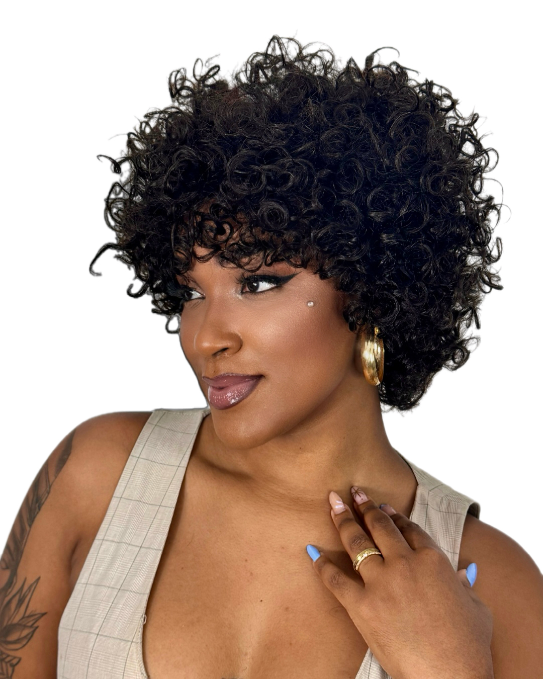 Wig Humana Tatina - Imagem 2